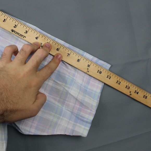 Onward Reserve Shirt Mens Medium Linder Madras Short Sleeve Button Down - Picture 11 of 12